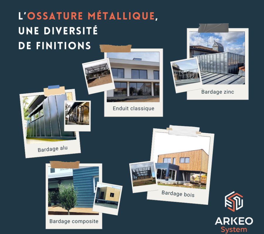 ESTHÉTIQUE ET ASPECT FINAL DE L'HABITAT EN STRUCTURE MÉTALLIQUE